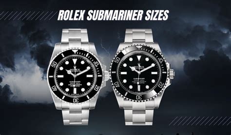 rolex submariner bigger size|rolex submariner model numbers.